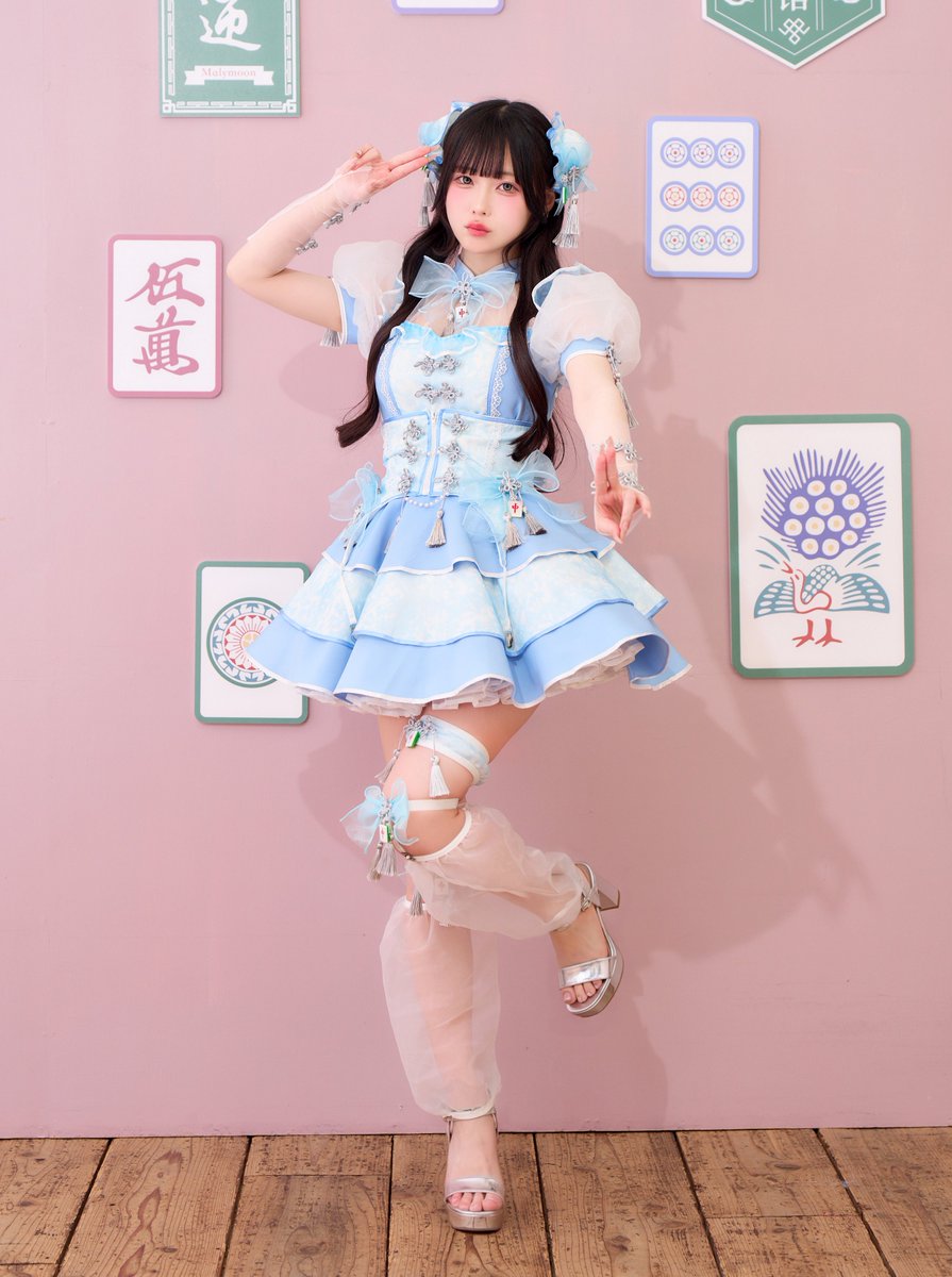 🎀きゅるりんってしてみて × Malymoon🎀 🀄️🩵キャンディシェル麻雀