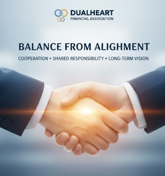 DualHeartNEWS's tweet photo. DualHeart Financial Association

Balance comes from alignment,
not extremes.

When interests align,
strength follows.

— DualHeart Financial Association

#DualHeart #FinancialAssociation #LongTermThinking #Finance https://t.co/pEFwJbLjJF