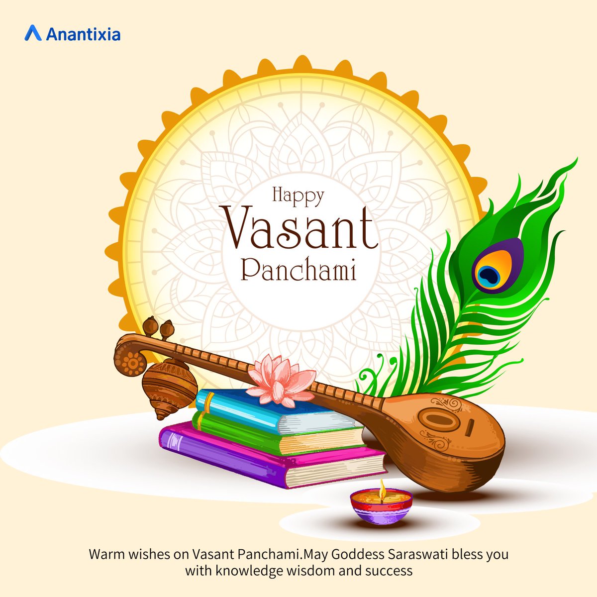 anantixia's tweet photo. 🌼 Happy Vasant Panchami 🌼
Wishing you knowledge, wisdom, creativity, and success 📚✨
May Goddess Saraswati bless new beginnings and continuous growth.
At Anantixia, we’re building technology that empowers learning and innovation 💛
#VasantPanchami #NewBeginnings #Anantixia https://t.co/2HIYDeESxr