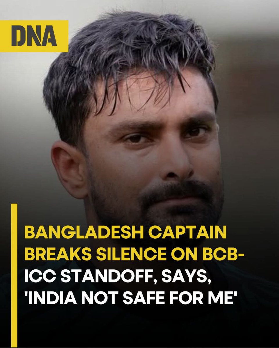 DMBDMILITARY's tweet image. ❌️🇮🇳 Bangladeshi cricket captain Liton Das has reportedly stated he does not feel safe in India. This highlights concerns regarding India's treatment of minorities and neighboring nationals, challenging the country's global image.

#DMBDMilitary #Cricket #T20WorldCup 🇧🇩🇮🇳🏏🏆
