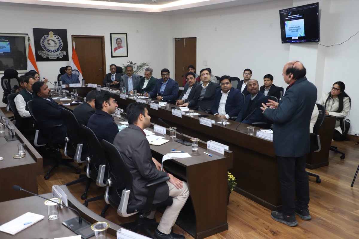 NIDEM organized an insightful lecture by Shri Ashok Harnal, DGDE (Retd), highlighting the role of Artificial Intelligence in Defence Land Management and other functions of the Defence Estates Organisation for the officers of the Defence Estates Organisation. #AI #DefenceEstates