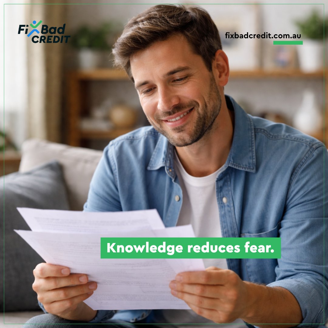 fix_badcredit's tweet photo. 📄 Avoiding your credit report because it feels scary? 
Checking it helps you spot errors early and feel more in control. 
FBC helps explain what’s normal and what needs fixing. 
Have you checked yours lately?
#CreditReportAU #MoneyStress #DebtSupport #FinancialWellbeing https://t.co/ca6U1lmTpU