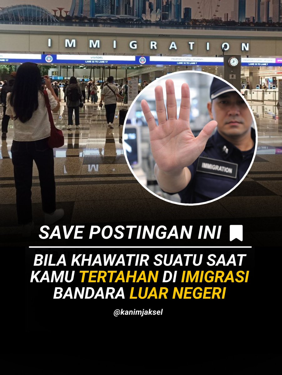 Tertahan di Bandara Luar Negeri dan dibawa ke Office? Tenang.. ikuti tips ini biar kalian bisa Lolos!
instagram.com/p/DT1y9OBkaQH/…