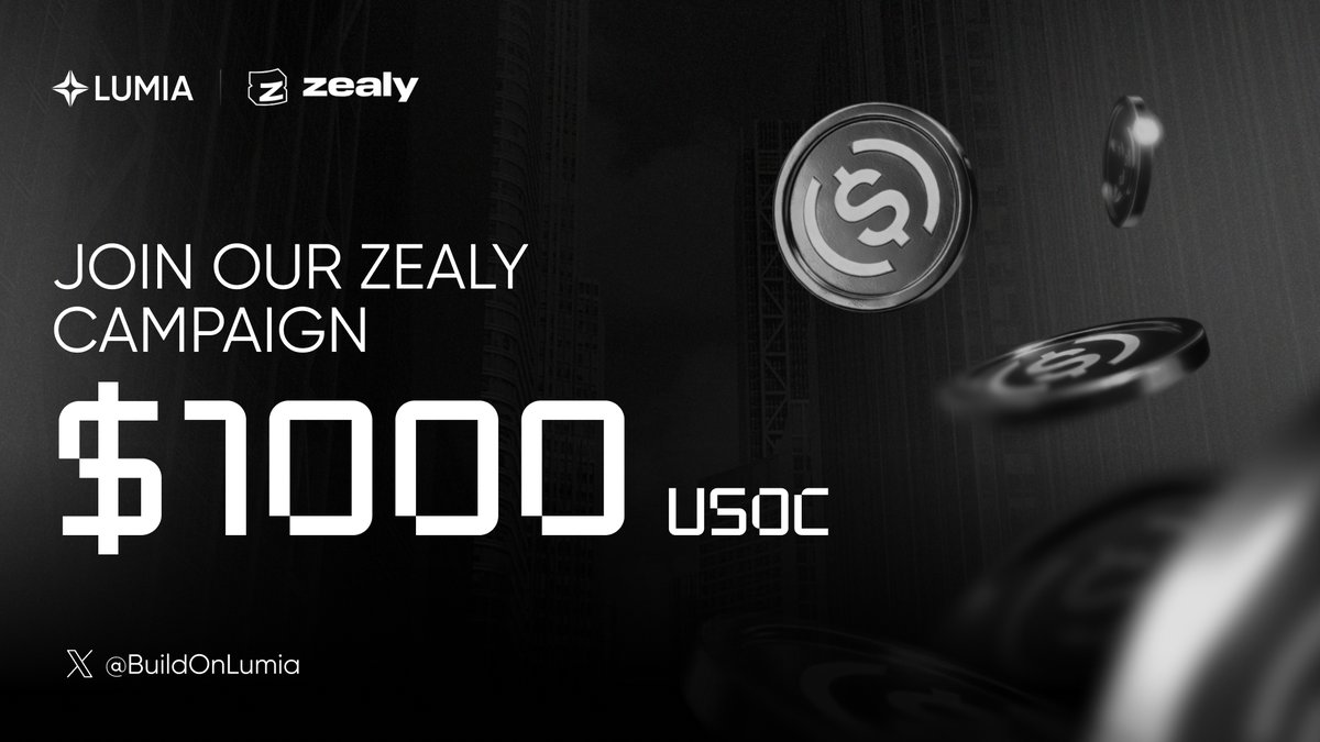 BuildOnLumia's tweet image. Our @zealy_io campaign is now LIVE.

We're launching a community sprint on Zealy to drive engagement and reward active contributors in the Lumia ecosystem.

💰 $1000 USDC reward pool.
🏆 Top 100 participants to share the rewards.
⌛️ Campaign will run until February 19.

Complete…