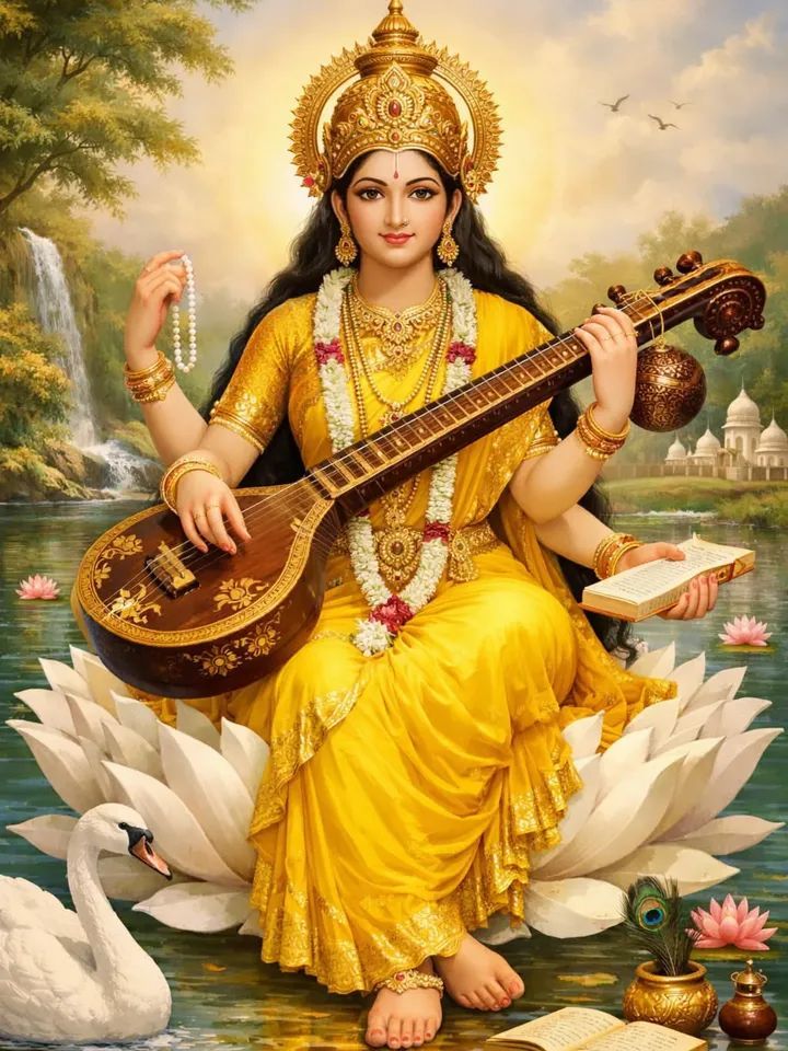 RealAbhiranjan's tweet photo. या देवी सर्वभूतेषु विद्या रूपेण संस्थिता
नमस्तस्यै नमस्तस्यै नमस्तस्यै नमो नमः
ज्ञान और विद्या की देवी माँ सरस्वती के पावन पर्व बसंत पंचमी की हार्दिक शुभकामना 🙏🏻
#BasantPanchami https://t.co/LfttBMhjna