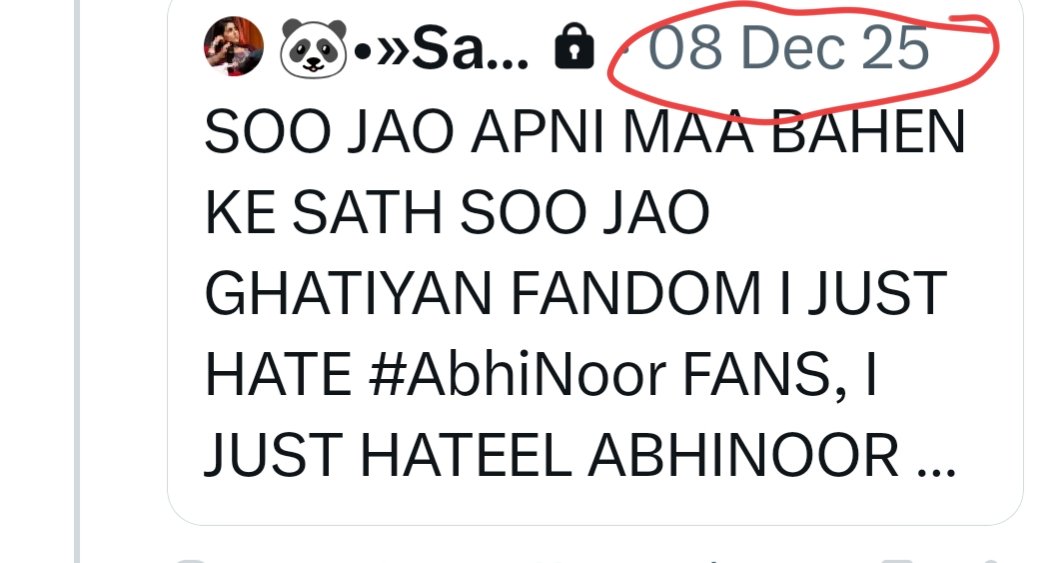 Teekhigirl_18's tweet photo. Tweet ye 8dec2025 ka hai 

Reaction ko judge karne se pehle provocation dekho

Samridhi didn’t start the filth — she responded to it
Nd expressed her anger on this particular thing

Tumhare sath koi aisa kre to tm gentle hokar uski arti utar Lena🤡🤧

#AshnoorKaur #Abhinoor https://t.co/xGpbqAD0wl