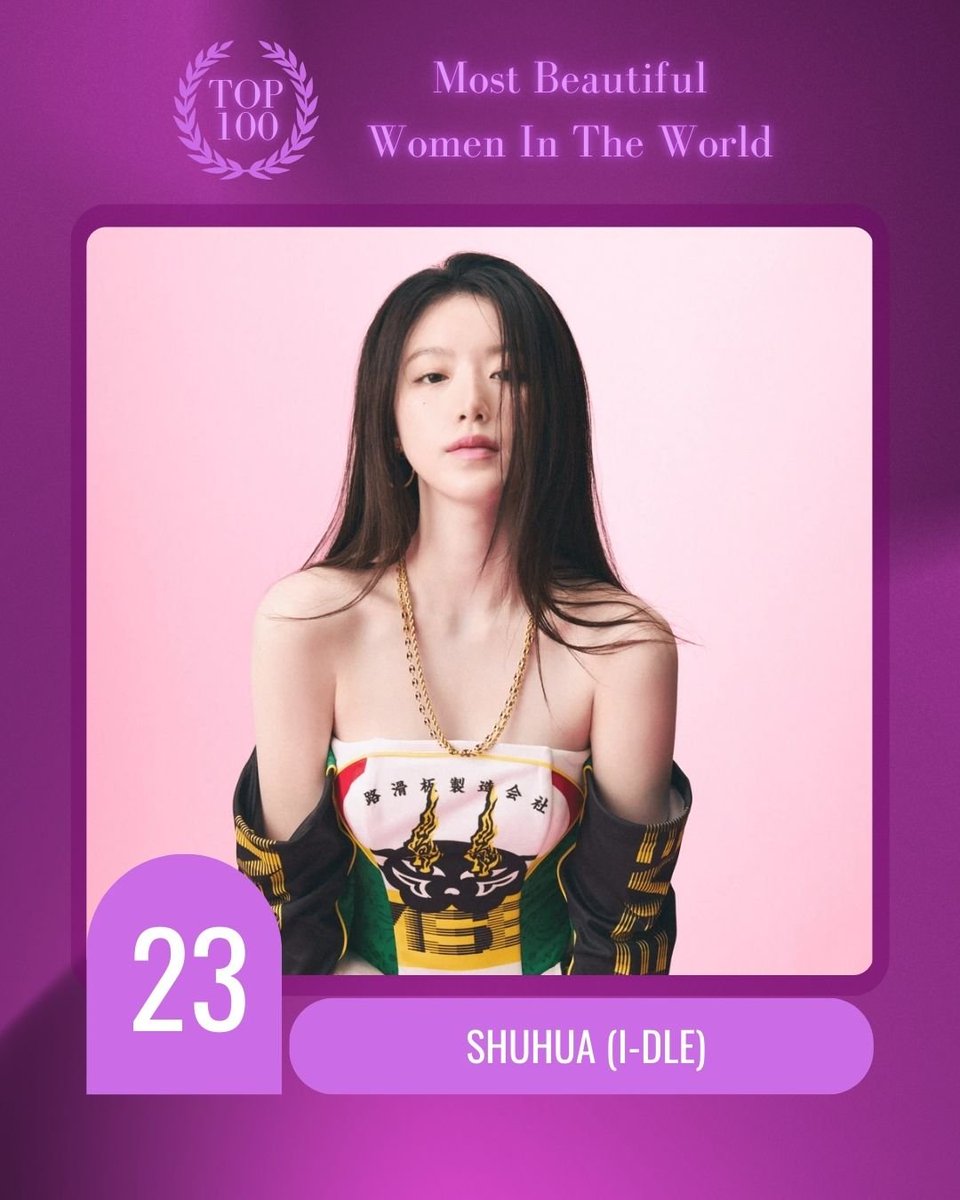 Most Beautiful Women In The World

#23 SHUHUA (I-DLE)

Congratulations! 🎉