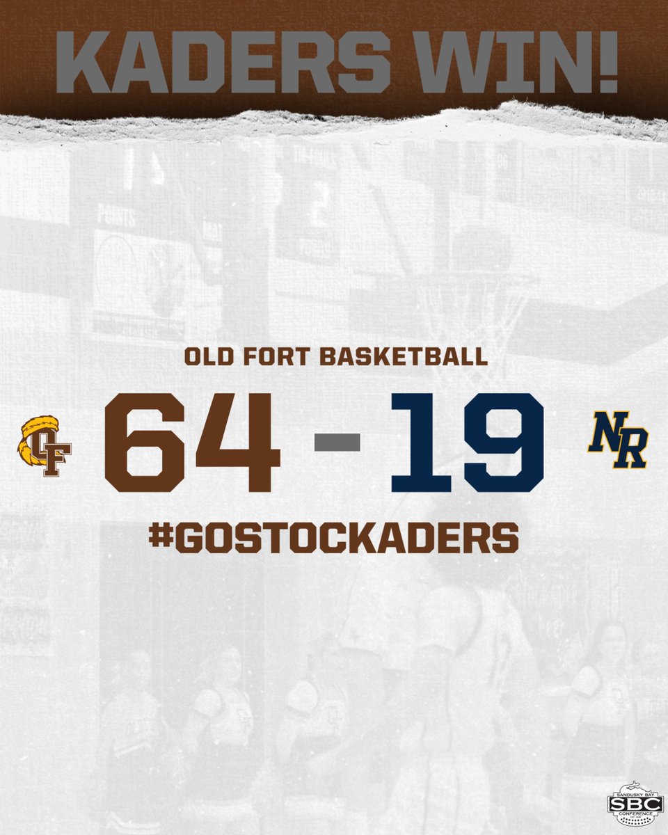 OldFortAth's tweet photo. Great team win tonight! Boys come back from New Riegel with 64-19 win.

#GoKaders https://t.co/3xCFBWociF