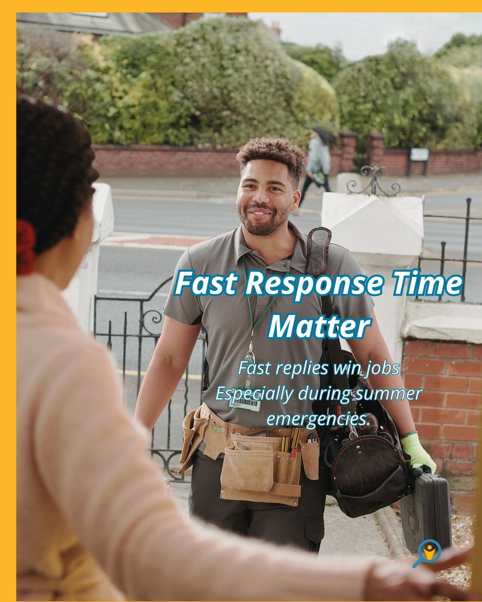serviceoz's tweet photo. In summer, homeowners often contact multiple tradies at once—especially for urgent repairs.
Responding quickly shows professionalism, builds trust, and significantly increases your chances of securing the job. https://t.co/SHD7HJnvFE
