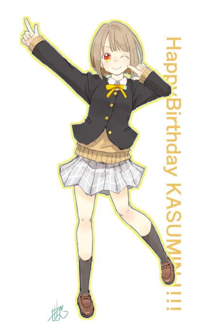 かすみんお誕生日おめでとー! #中須かすみ生誕祭2026 #中須かすみ誕生祭2026