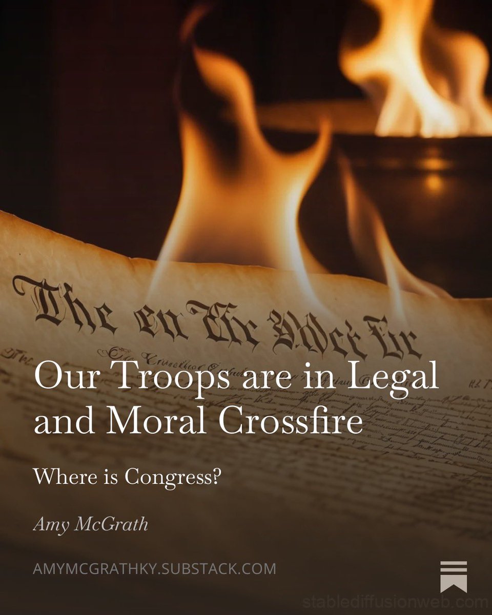I didn’t swear an oath to a person or a party, I swore it to the Constitution. And right now, that oath matters more than ever. I wrote about why Congress’s silence in the face of growing executive power is dangerous to our democracy, and why checks and balances aren’t optional.