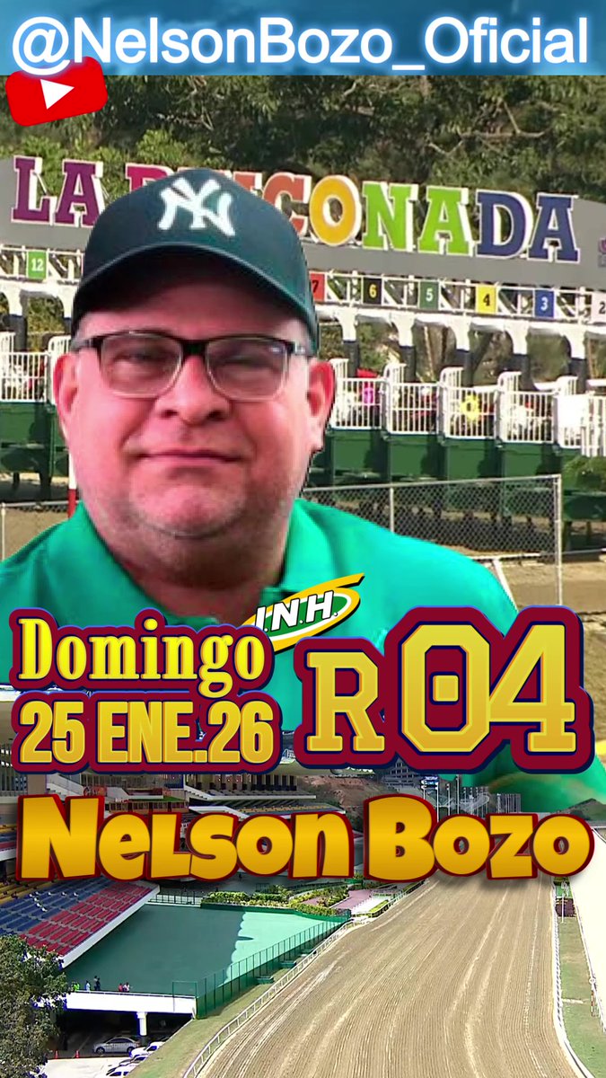 FACILITO !👉 5 fijos+5y6 #LaRinconada 25/01/26 | R04 | Nelson Bozo "el Triple Coronado del Hipismo" 🏆
Aquí !...👉 LINK: youtu.be/vwGjakPR5vs 🔥