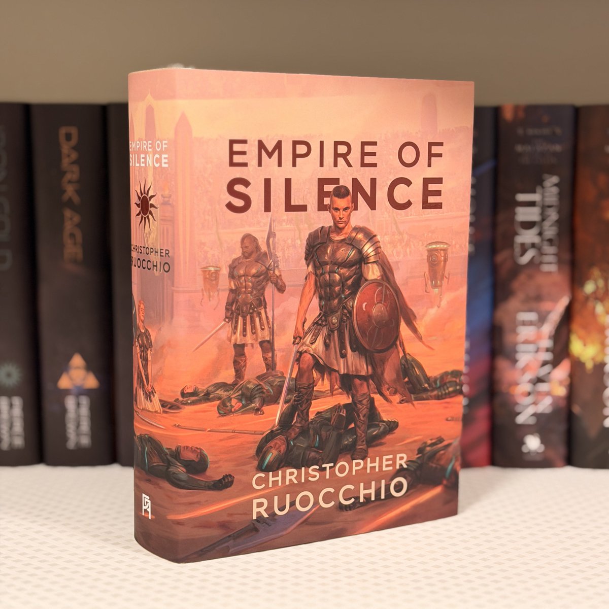 boycereads's tweet photo. The Anderida special edition of Empire of Silence is so sick. 🔥 #bookmail https://t.co/tEyTEQxBtD