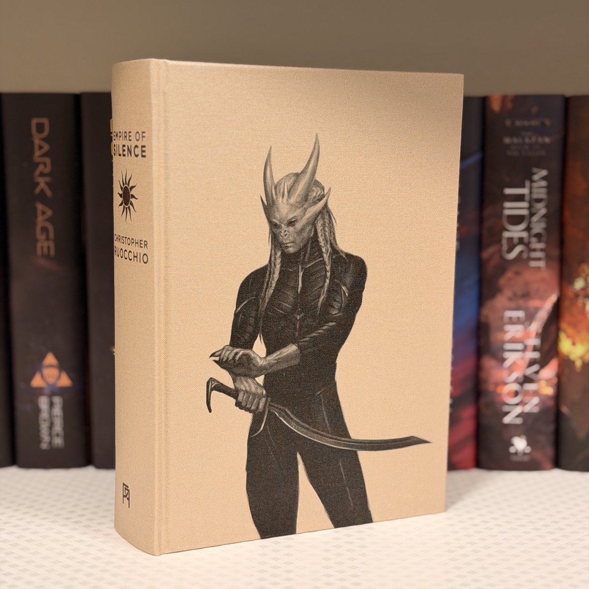 boycereads's tweet photo. The Anderida special edition of Empire of Silence is so sick. 🔥 #bookmail https://t.co/tEyTEQxBtD