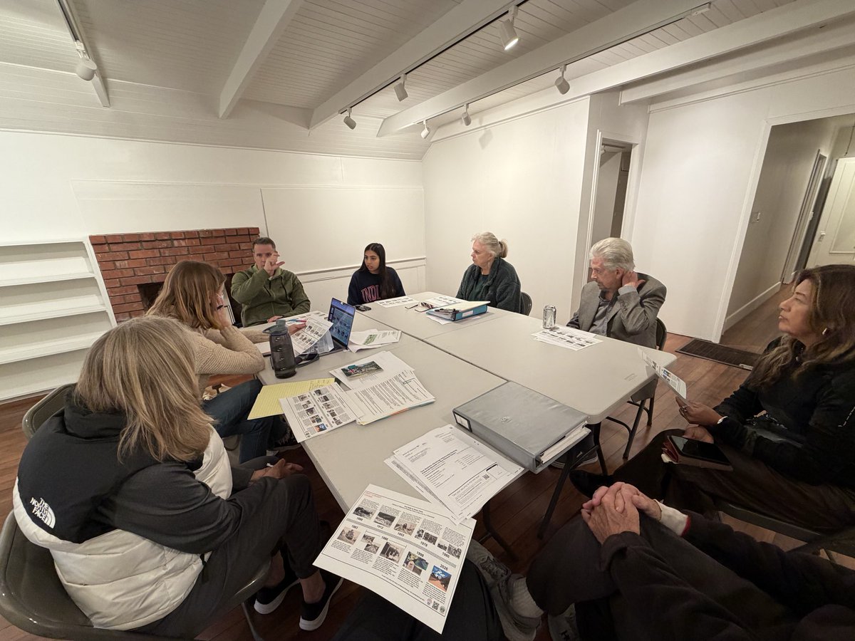 LMB Class of 2026 presenting their proposed project “Iron Rails to Green Trails” to the Historical Society board for their support. 
<a href="/citymb/">Manhattan Beach City</a> <a href="/mbparksandrec/">mbparksandrec</a>