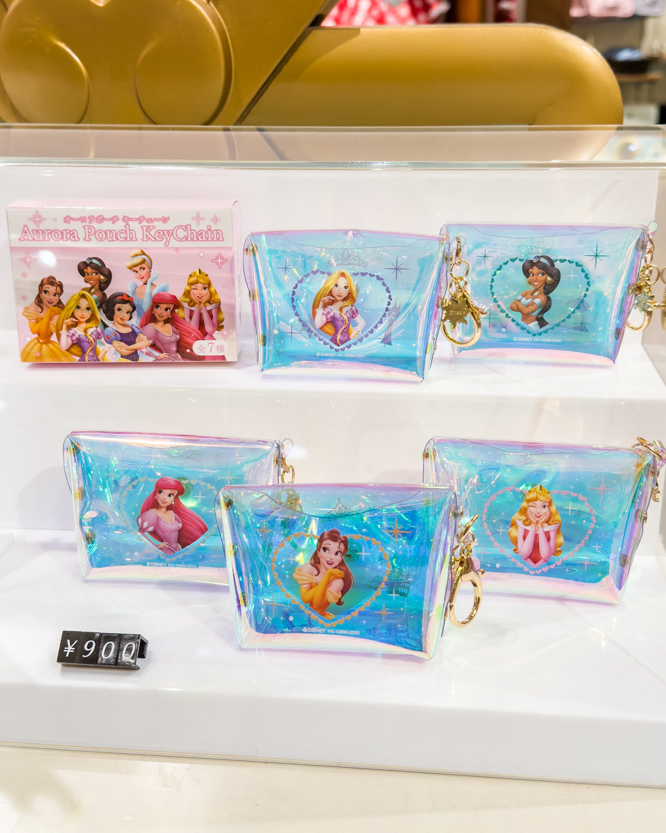 全7種！ 「ディズニーストア」 ディズニープリンセス オーロラポーチ