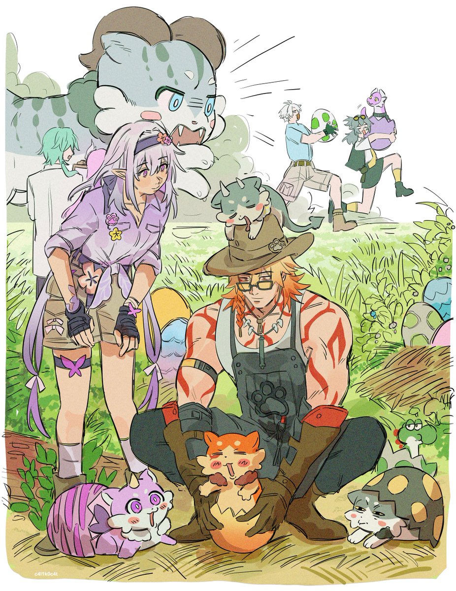 c4l1k0c4t's tweet image. 🦕🪺 Chimerric park  #HonkaiStarRail