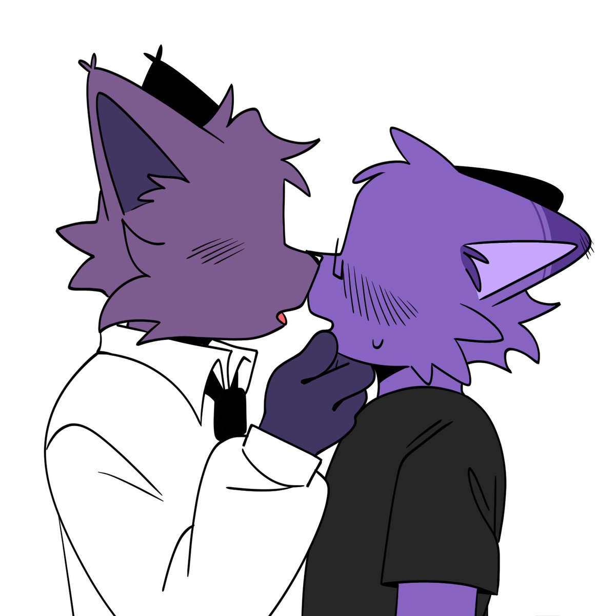 _Skebfu's tweet image. With kisses? 😳
#Dadnap #Springnap