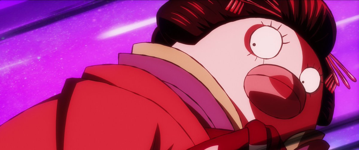 ||◤　   　　　　　　 ◥||
⠀
🔥新場面カット解禁🔥
⠀
||◣　   　　　　　　 ◢||
⠀
かぶき町の仲間たちの
場面カットを解禁だァァ‼️
⠀
お登勢・キャサリン・たまの
キャスト続投も決定🔥
そしてエリザベスの活躍もお楽しみに！
⠀
『#新劇場版銀魂 -吉原大炎上-』公式サイトはこちら👇