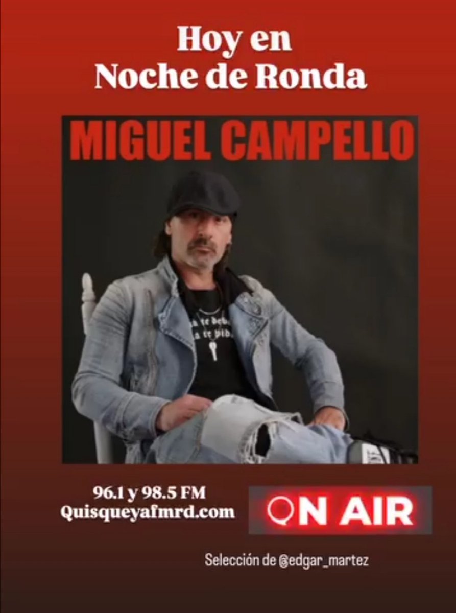 Por primera vez en Noche de Ronda, Miguel Campello. Buenísimo.