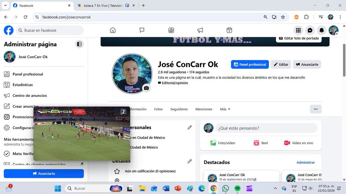 Ésta opción de <a href="/AztecaDeportes/">TV Azteca Deportes</a>, es buena.

#PpConCarr😎👣 #HechoConLasPATAS