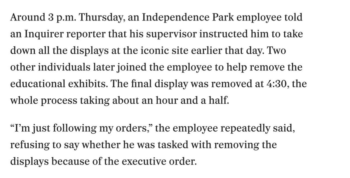 Phil_Lewis_'s tweet image. “I’m just following my orders,” the employee repeatedly said