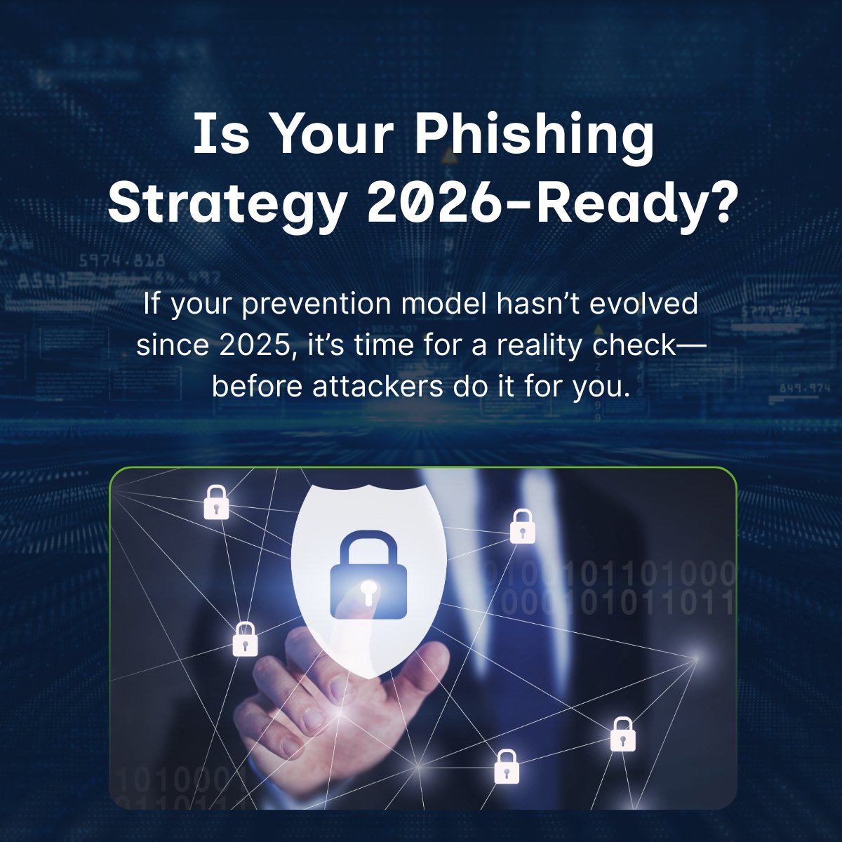 Phishing in 2026: same threat, smarter traps.  Users will click Security wins by detecting anomalies and limiting impact. If your phishing strategy hasn’t evolved since 2025, you’re already behind.  #Cybersecurity #Phishing #CyberRisk #ITSecurity #CyberDefense #BusinessSecurity