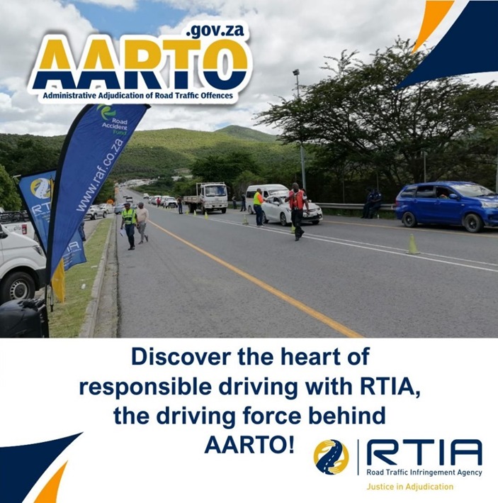 rtia_aarto's tweet image. #RTIA is an entity of the Department of Transport charged with the implementation of AARTO. Promoting voluntary compliance and road law awareness. Visit the AARTO website aarto.gov.za for elective options.
#AARTOEducation
#BrandAwareness