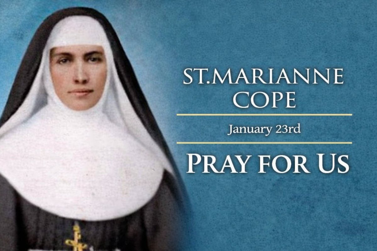 FriarMario's tweet image. St Marianne Cope (1838–1918) was a Franciscan sister who dedicated her life to caring for people with leprosy in Hawaii. Known for her compassion and courage, she served the abandoned with dignity, faith, and deep trust in God.