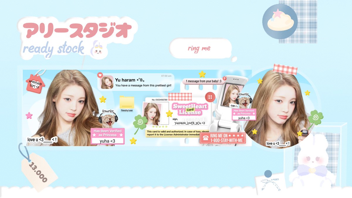 anpyujin's tweet image. hElloo!! repost would be appreciated!! 🩷

aku bawa layout ready Yuha hearts2hearts pricenya 13k free retext yaaa. bisa sung dibungkuss, kuy jajAnkk 🌷

#zonauang #zonaba