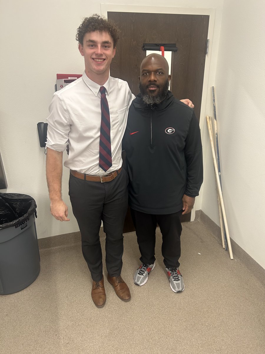Grateful to have Coach <a href="/TravionScott/">Tray Scott</a> come by this week. Really appreciated the chance to connect and know more about Georgia Football. <a href="/TGSFootball/">TGS Football</a> <a href="/GeorgiaFootball/">Georgia Football</a>