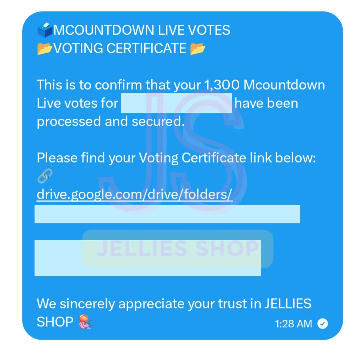 JELLIES 🛒 mcd mnet vote tweet media