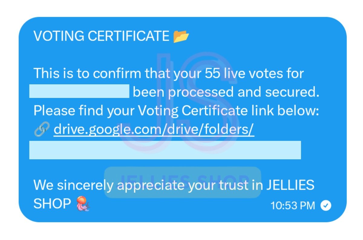 JELLIES 🛒 mcd mnet vote tweet media