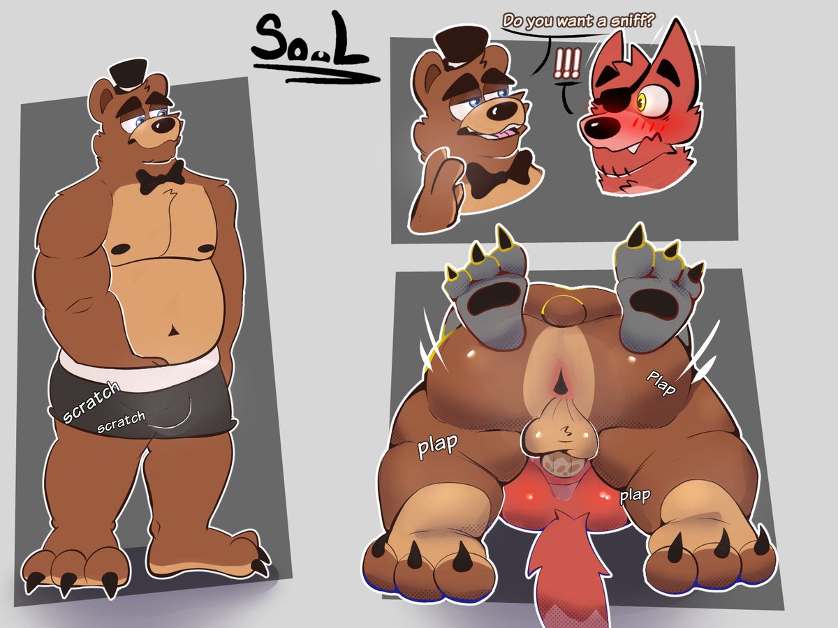 Bear balls...

#NSFW #FNAF #freddyfazbear #fnafnsfw #foxy #furryart #furryfandom #musk