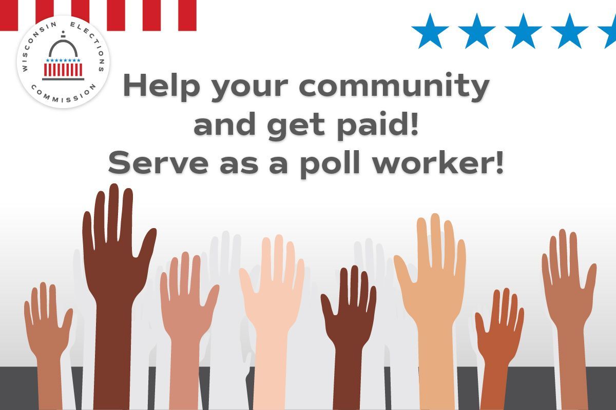 Pleasant Prairie can always use help at the polls on Election Day. If you are interested in becoming a poll worker for elections in 2026, please contact the Village Clerk's Office at 262.694.1400 or ClerksOffice@PleasantPrairieWi.gov
