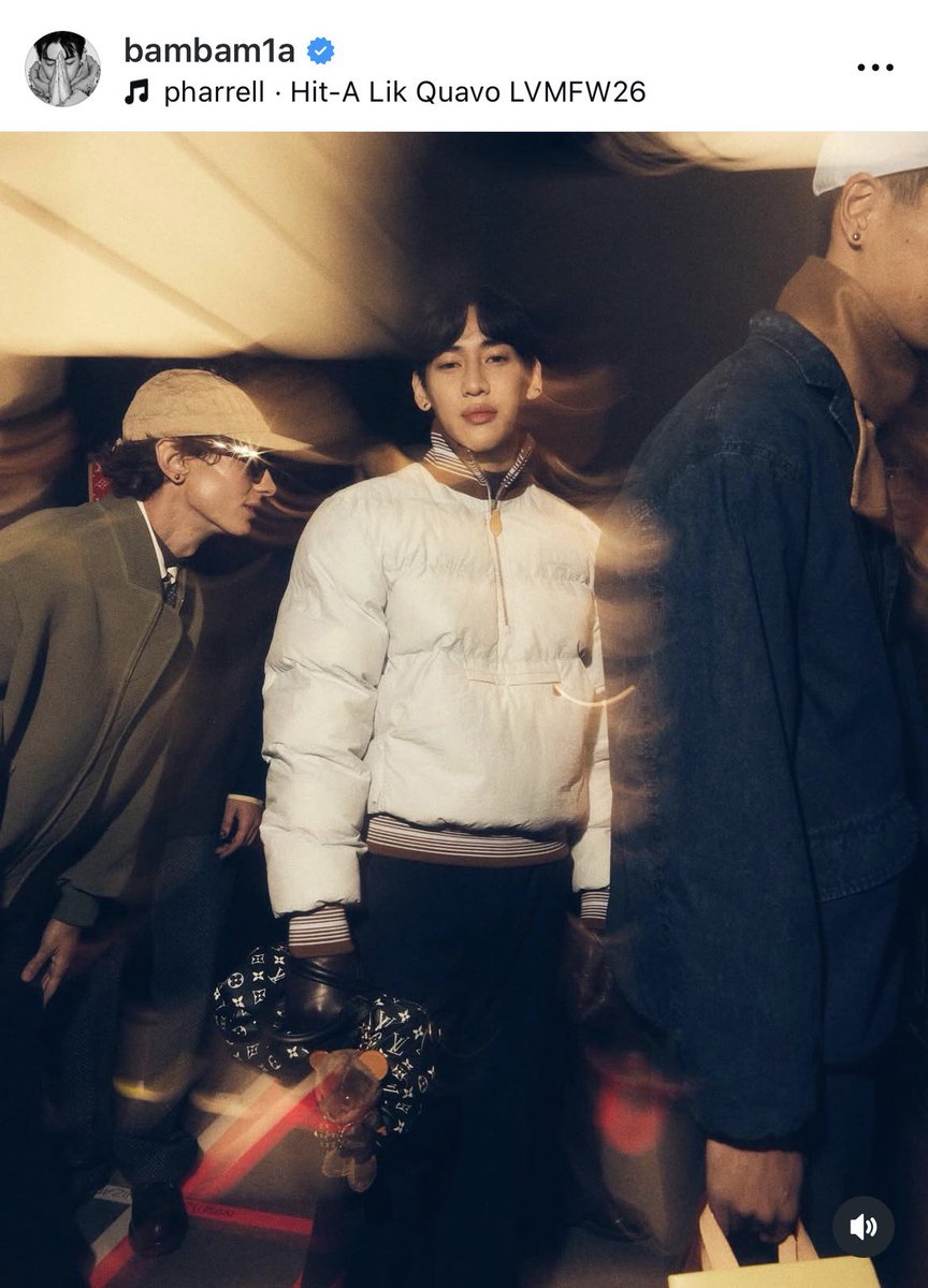 BamBamBooster's tweet image. 📣 ขอกำลังพลมุงไอจี @BamBam1A โพสต์ Process การเดินแฟชั่นโชว์บนรันเวย์ของ #LouisVuitton อยากให้ทุกคนช่วยกันเพิ่มยอดให้ #BamBam ในโพสต์นี้กันเยอะๆ นะคะ ทั้งยอด Like คอมเมนต์ รีโพสต์ และแชร์ สร้างความอิมแพคให้กับงานน้องได้น้า ไปเร็วค่ะทุกคนทำได้🙏🏻

#BamBamxLVMenFW26 #LVMenFW26