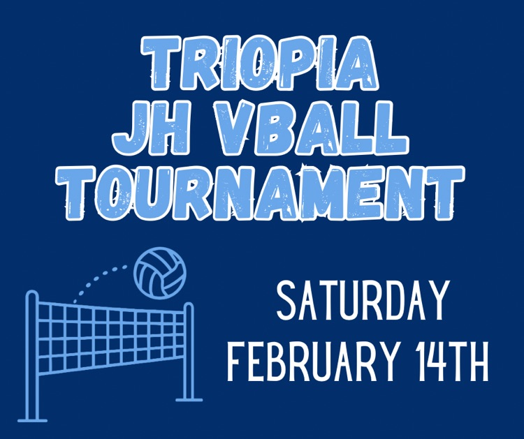 The JH Volleyball tournament scheduled for Saturday as been postponed until February 14 - schedule update coming soon!