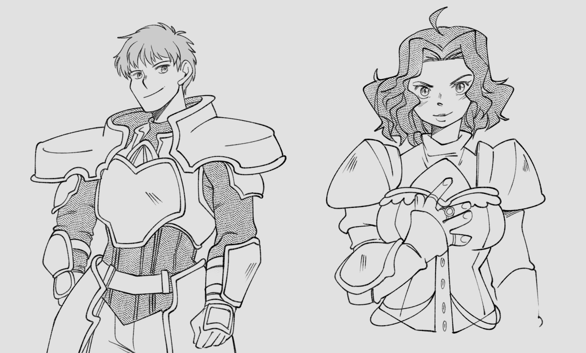 Kieran for <a href="/llucxien/">Lucien</a> and  Janus (OC) for <a href="/BookNinjaChick/">Bree</a> !!