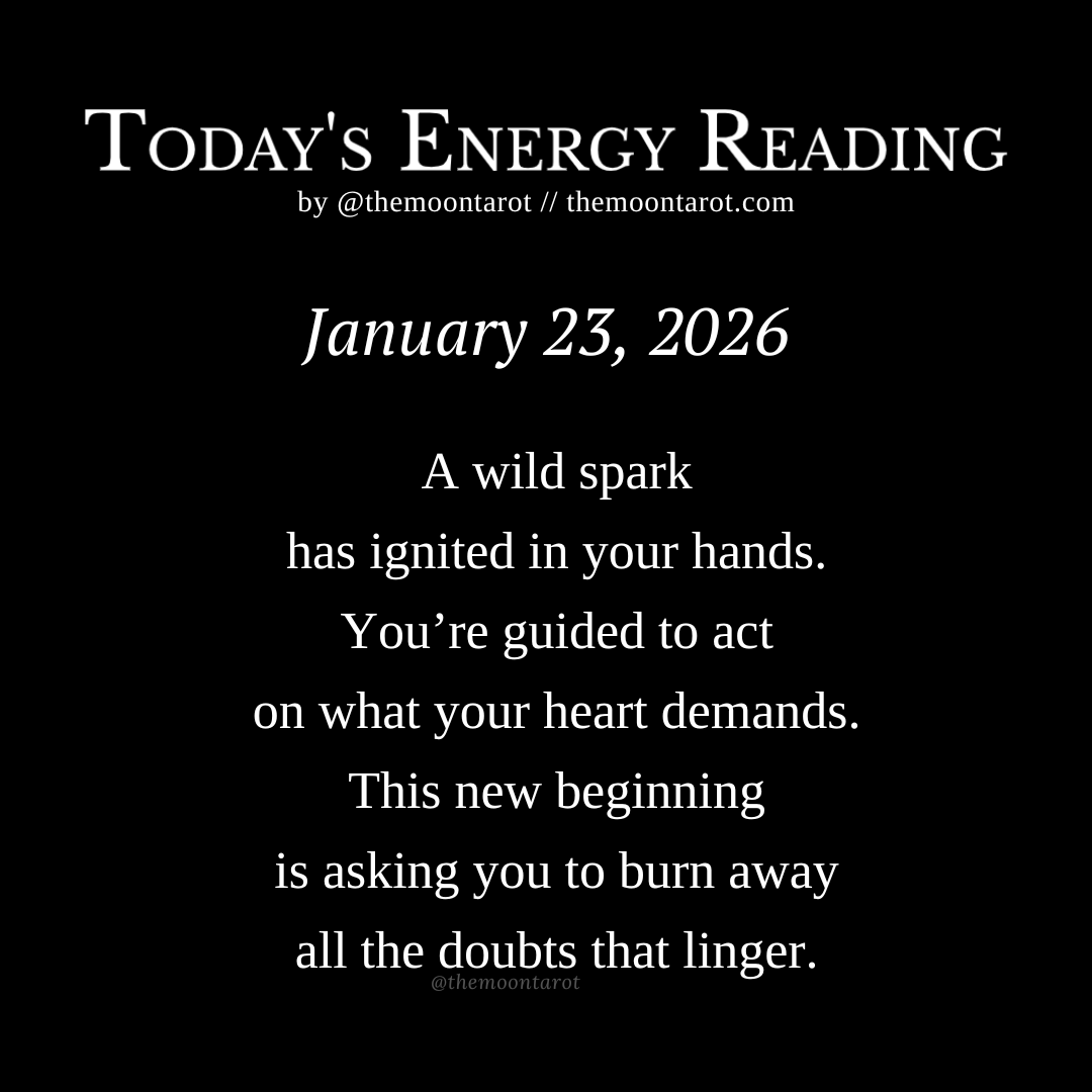 themoontarot_'s tweet photo. Today's Energy Reading: January 23, 2026 https://t.co/xKU0Q230Ub