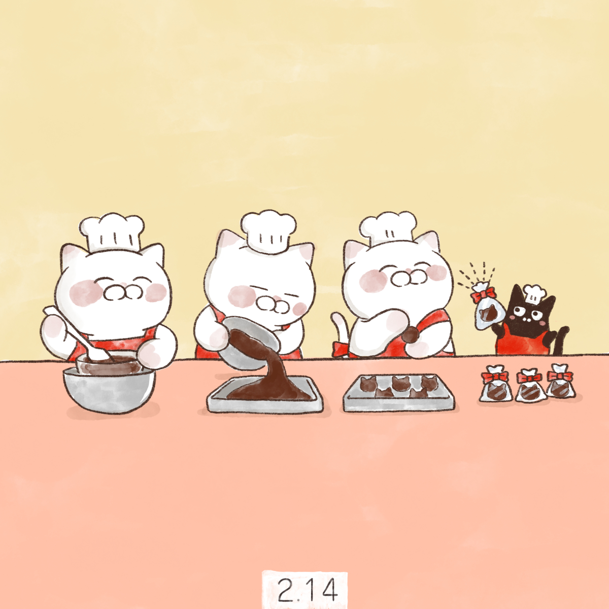 2月14日
📍バレンタインデー
📍チョコレートの日