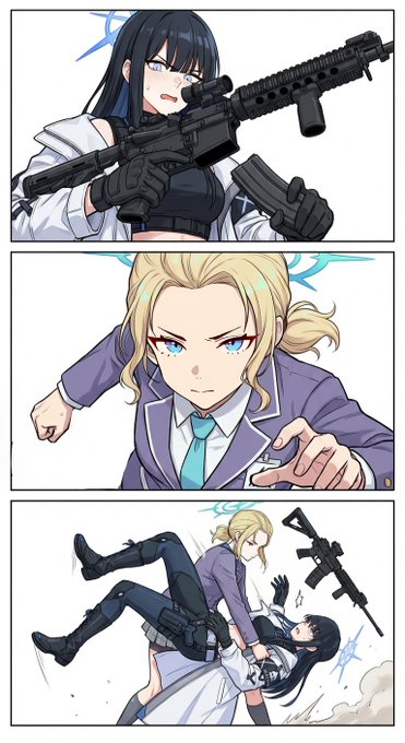 サオリ「弾が………なぜ当たらない!?」
ボス「遅い」

#ブルーアーカイブクロスオーバー 