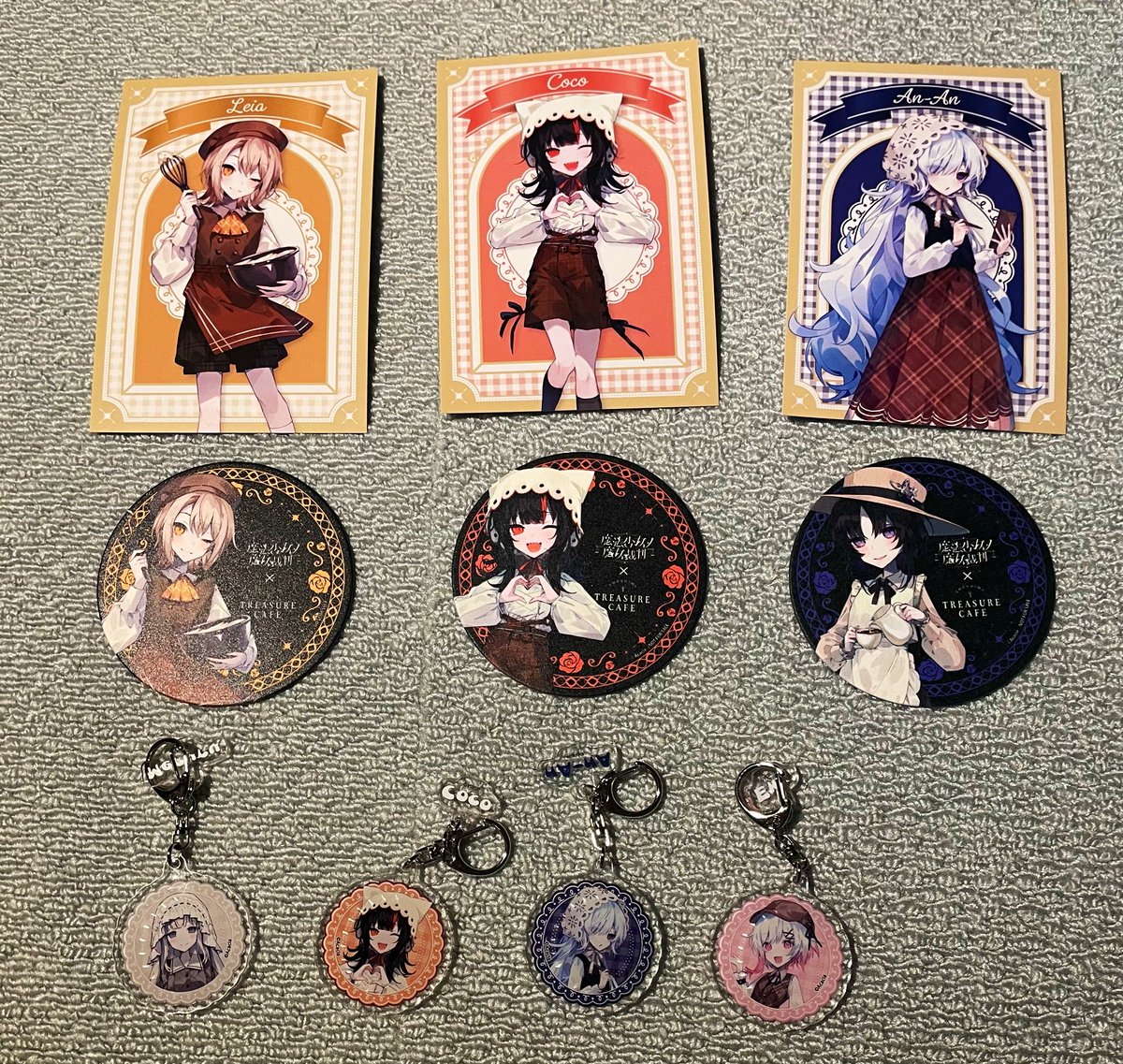魔法少女ノ魔女裁判 江ノ島カフェコラボ コースター 飲食特典
