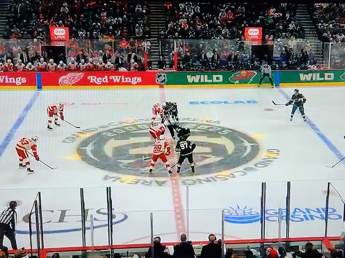 dclynick66's tweet photo. The Puck has just dropped, and we are now officially underway with what should very well be another fantastic night of Detroit Red Wings hockey! It's time for our momentum to continue, and get another win tonight!!! π #BeatTheWild #LGRW https://t.co/r5E5jrJnl8