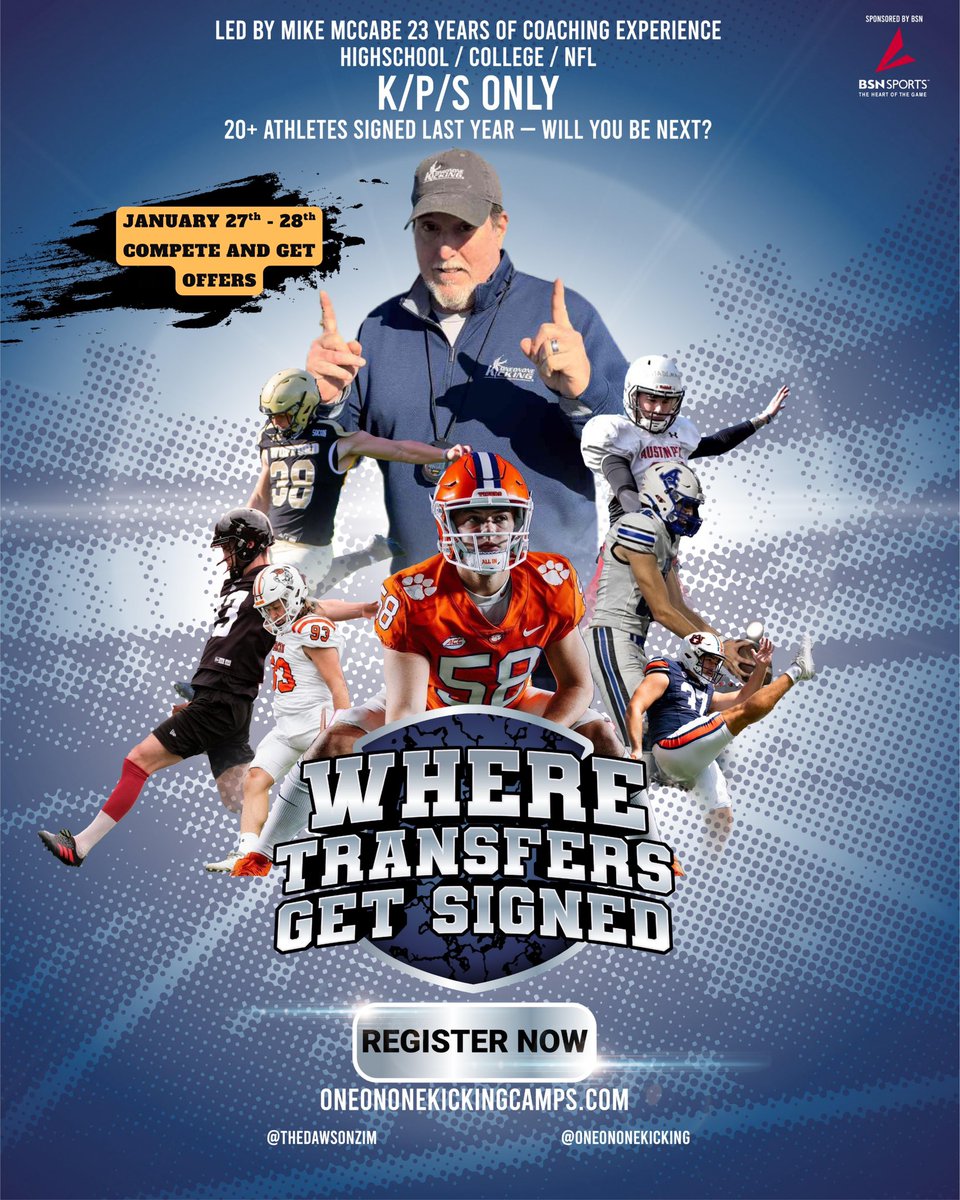 OneOnOne Kicking Camps🏈 tweet media