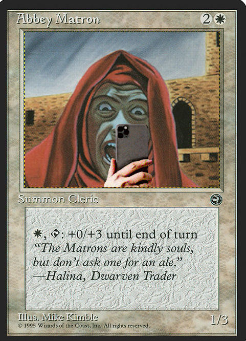 Abbey Matron doesnt seem pleased..