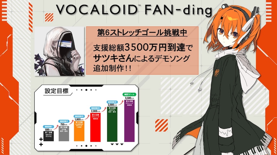 vocaloid_yamaha's tweet photo. 足立レイボカロ化計画 残り8日！
ただいま第６ストレッチゴール挑戦中
https://t.co/7cLotvVNAW https://t.co/TaW7H1joeL