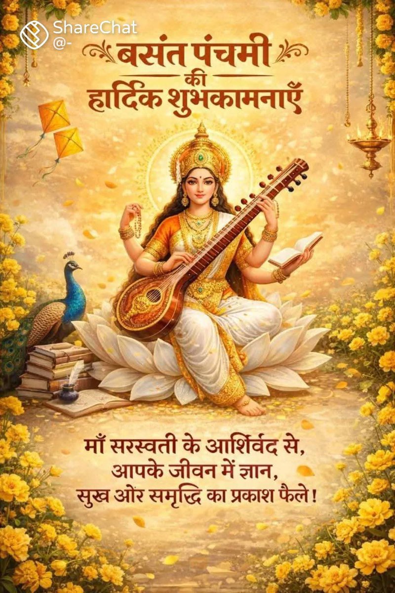 Spring knocks our door . Happy Basant Panchmi!!