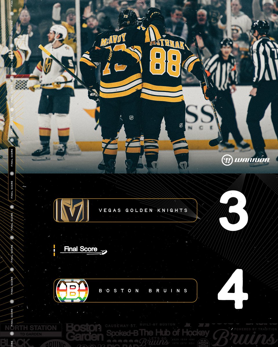 NHLBruins's tweet image. Held on for the dub.