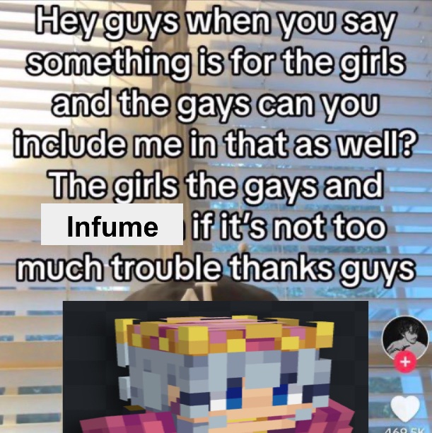 what the infume stream is feeling like rn