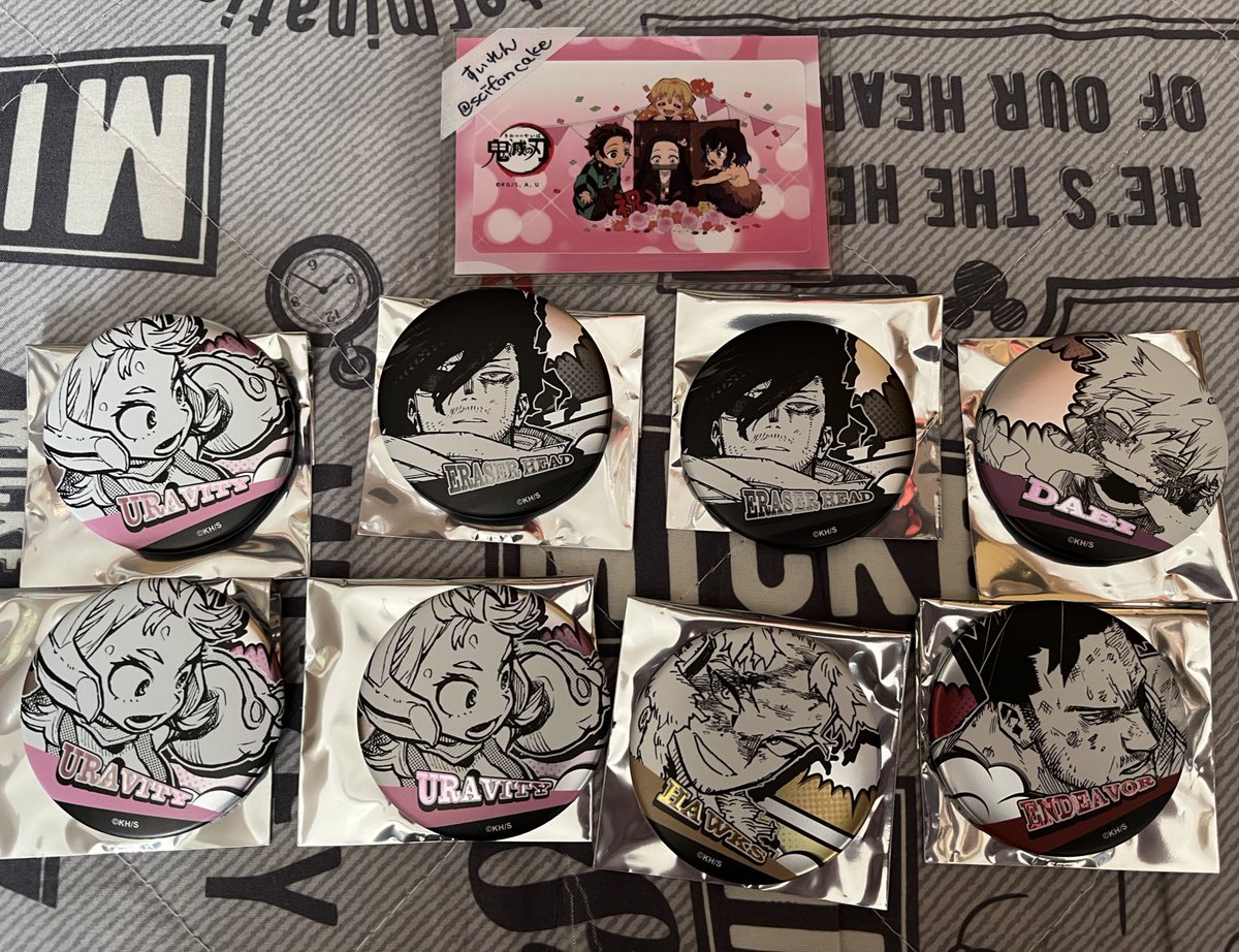 ヒロアカ デコレクション缶バッジ ホークス 僕のヒーローアカデミア